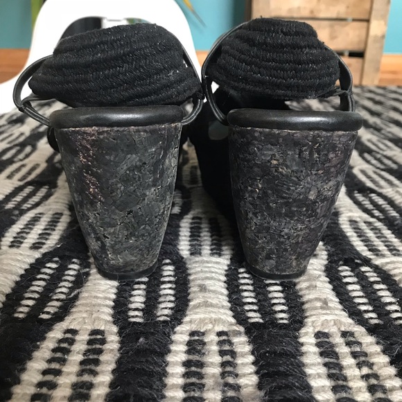 Lucky Brand Cork Wedge Sandals - Picture 4 of 4